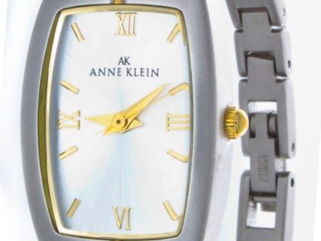 Anne Klein Women s Silver Dial Two-tone band Stainless Steal Watch 10 8075 Discount