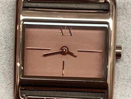 Armani Exchange Ladies Watch Brown Dial Stainless Steel Bracelet AX3120 Online Sale