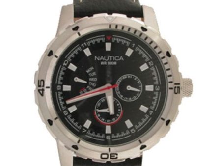 Nautica Multifunction NCS 350 Black Dial Men s Watch N15610G Online Hot Sale